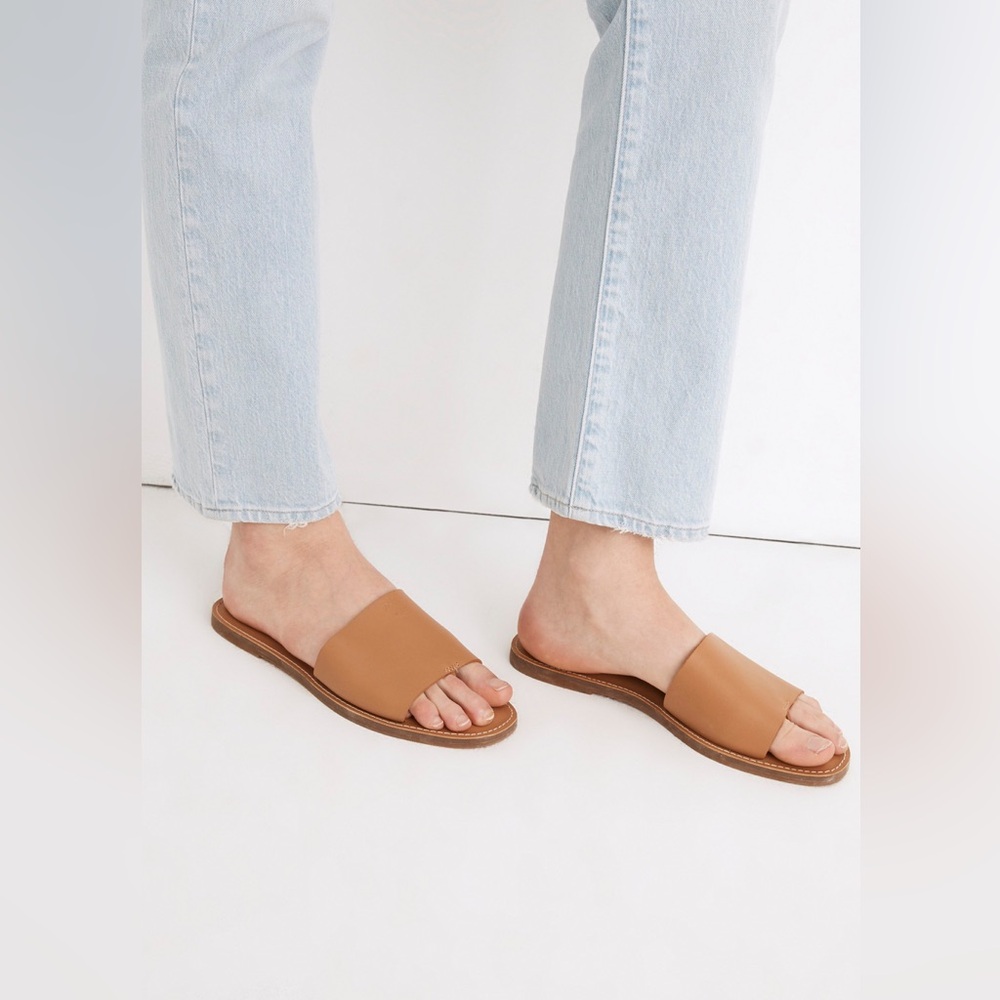 MADEWELL The Boardwalk Post Slide Sandal (Women) SZ 7